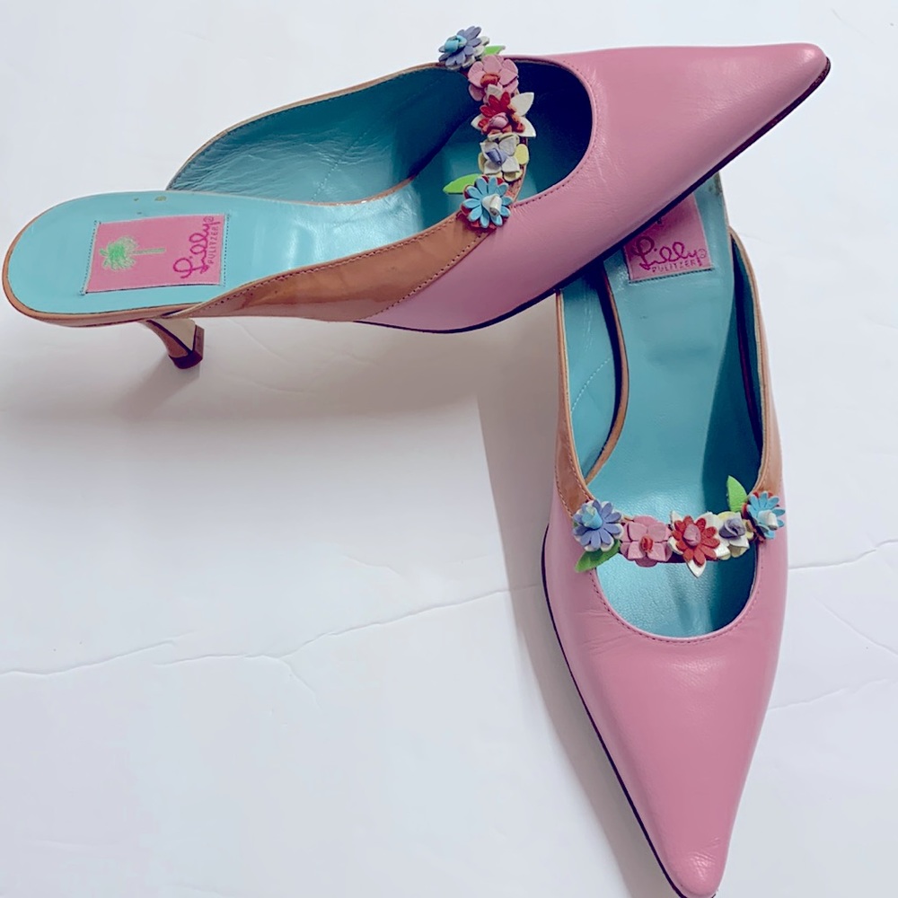 Pink Floral Women's Heels by Poetic License